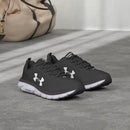 Under Armour Women's Charged Assert 9 Running Shoe Black/White Size 8 - Like New