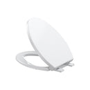 Garvee Elongated Toilet Seat Built-in Toddler Potty Seat Soft Close - White - Brand New