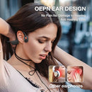 BLUE AIR OPEN EAR HEADPHONES WITH MIC DUAL CONNECT BLUETOOTH NOISE CANCELLING - Like New