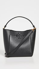 TORY BURCH SMALL MCGRAW BUCKET BAG ONE SIZE - BLACK - Brand New