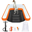 VOFITNY INFLATABLE DOG POOL RAMP FLOATING LADDER FOR DOGS - - Scratch & Dent