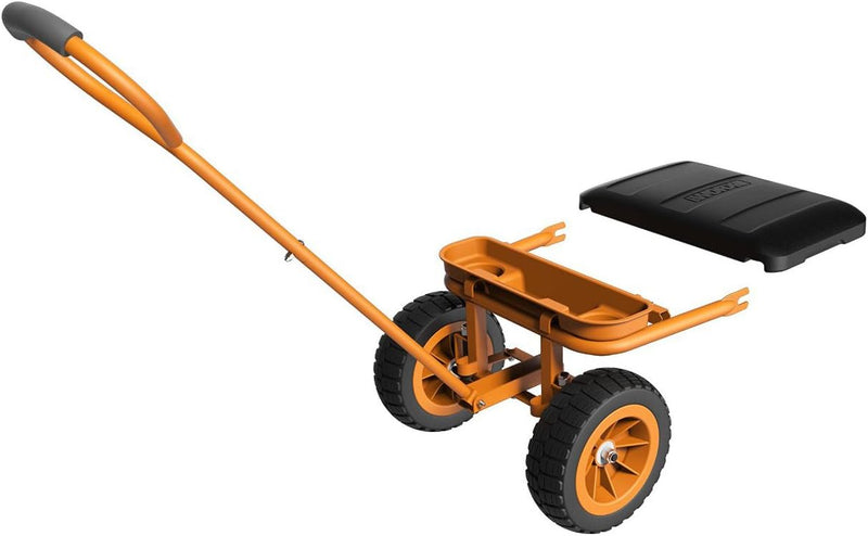 Worx WA0228 Aerocart Wheelbarrow Wagon Kit - Orange Like New