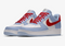 NIKE AIR FORCE 1 LOW BY YOU - SIZE: MEN 8.5 - RED/WHITE/BLUE - Like New