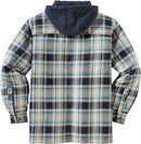 6575 LEGENDARY WHITETAILS MEN MAPLEWOOD HOODED SHIRT JACKET BLUE DUSK 4XL - Brand New