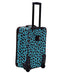 ROCKLAND JUNGLE SOFTSIDE UPRIGHT LUGGAGE 4-PIECE SET 14/29/24/28 - BLUE LEOPARD - Like New