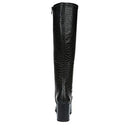 FRANCO SARTO WOMENS TRIBUTE KNEE HIGH HEELED BOOT SIZE 8.5 BLACK WIDE CALF - Brand New