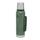 STANLEY CLASSIC VACUUM BOTTLE 1L HAMMERTONE - GREEN - Brand New