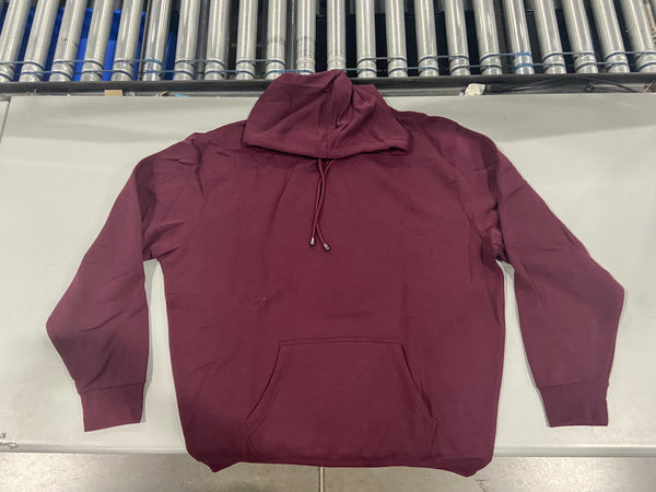 BLUE ICE PREMIUM CLOTHING PULLOVER HOODIE - SIZE: MEN 4XL - BURGUNDY - Brand New