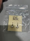 THE SAK SILVER DROP EARRINGS - SILVER - Brand New