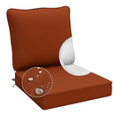 AAAAAcessories Patio Furniture Cushion 24 x 24 x 5 inch B09HX155MM - Rust - Brand New
