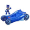 PJ Masks Glow & Go Cat-Car Preschool Toy Vehicle Light Up Racer Vehicle Blue - Like New