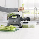 OMEGA MM1500GY13 CELERY JUICER NUTRITION SYSTEM MASTICATING JUICER - SILVER - Like New