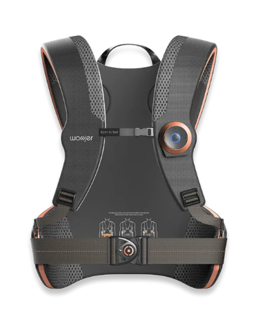 Woojer Vest Edge Hi-FI Haptic Vest Games Music Movies VR WJRVE101 - Black - Like New