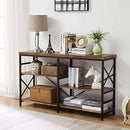 Wakefit Industrial Sofa Table, Console Table 3-Tier Industrial Rustic NX09-ST01 - Like New