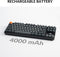 KEYCHRON K8 TENKEYLESS MECHANICAL KEYBOARD BACKLIGHT BLUETOOTH RED SWITCH - GRAY - Like New