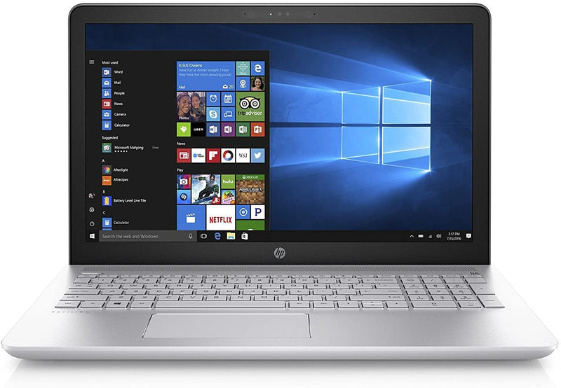For Parts: HP 15.6 HD TOUCH i5-7200U 12GB 1TB HDD 15-AU123CL SILVER - BATTERY DEFECTIVE