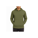 BLUE ICE MEN'S WAFFLE KNIT THERMAL PULLOVER HOODIE - SIZE: MEN LARGE - OLIVE - Brand New