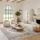 Nourison Home House Names Grafix Area Rug 6' x 9' GRF14 - Ivory/Pink - Like New