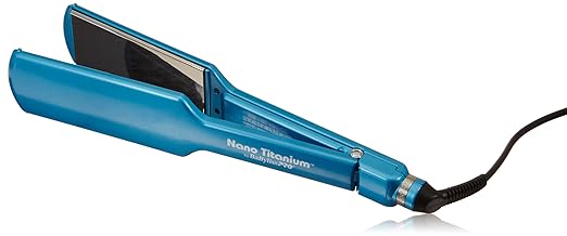 BabylissPRO Nano Titanium Ultra-Thin Hair Straightener Flat Iron 2 INCH - Blue Like New