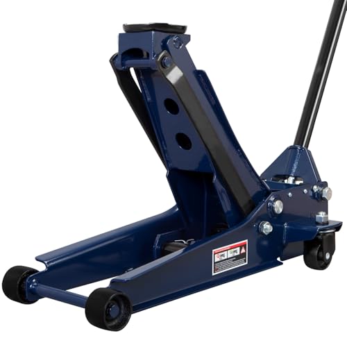 TCE CE ATZ830026XU-2 ULTRA LOW PROFILE FLOOR JACK: 3 Ton - BLUE - Like New