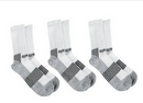 DEWALT WORK CREW SOCKS (3 PAIRS) - SIZE: MEN LARGE - WHITE - Brand New