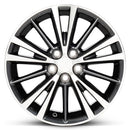 2014-2019 Toyota Corolla 16" Black Aluminum Rim OE Direct Replacement - Brand New