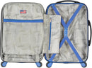 OLYMPIA USA APACHE II 26 INCH EXPANDABLE ROLLING CARRY ON, BLACK/BLUE - Like New