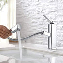 KAIYING BATHROOM SINK FAUCET WITH PULL OUT SPRAYER H3400-P - CHROME - Like New