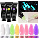 HOMOST Poly Nail Gel Kit 8 Colors Builder Gel Extension Kit - B08H22PYJ1 - Like New