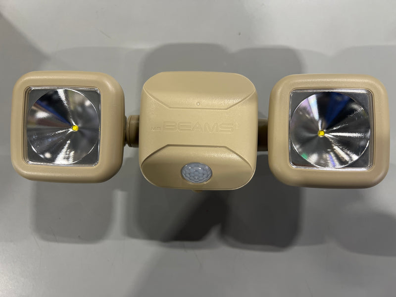 MR BEAMS HIGH PERFORMANCE 500 LUMEN WIRELESS BATTERY POWERED MOTION - TAUPE - Like New