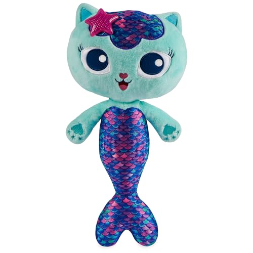 6064846 Gabby’s Dollhouse 14" Talking MerCat Plush Toys Lights Multi - Like New