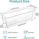 VTOPMART BREASTMILK SINGLE STORAGE CONTAINER CLEAR FREEZER FRIDGE ORGANIZER BINS - Like New