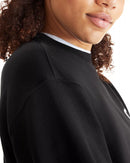 ON-RUNNING CLUB CREW SWEATSHIRT - SIZE: WOMEN L - BLACK - Brand New