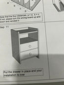 GENERIC DRESSER SHELF - WHITE - Like New