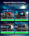 KOODUX 9" CARPLAY SCREEN CAR STEREO WITH WIRELESS CARPLAY PND91K64G - BLACK - Like New