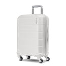 142349 American Tourister Stratum 2.0 Expandable Hardside Luggage, White - Like New