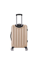 ROCKLAND SANTA MONICA HARDSIDE SPINNER WHEEL LUGGAGE, 19", 24", 28" - CHAMPAGNE - Brand New