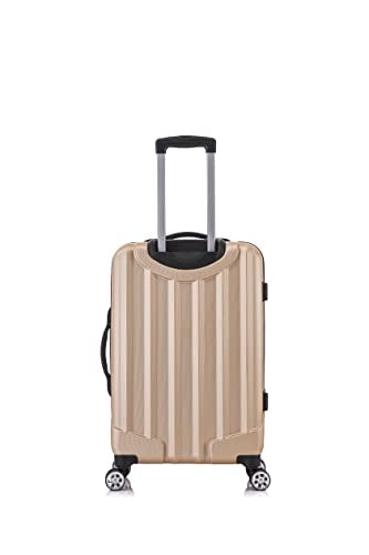 ROCKLAND SANTA MONICA HARDSIDE SPINNER WHEEL LUGGAGE, 19", 24", 28" - CHAMPAGNE - Brand New