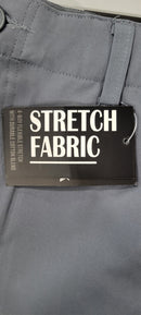 BLU ROCK MEN'S 4-WAY FLEXIBLE STRETCH DURABLE COTTON BLEND - SIZE: MEN 30 - GRAY - Brand New