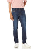 AMAZON ESSENTIALS MEN'S SKINNY-FIT STRETCH JEAN - SIZE 35WX32L - INDIGO WASH - Brand New