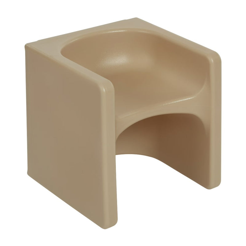 ECR4KIDS TRI-ME 3-IN-1 CUBE CHAIR - SAND - Like New