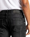 BLU ROCK MEN'S FLEX STRETCH SLIM STRAIGHT JEANS - SIZE: MEN 38X31 - BLACK - Brand New