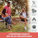 PICNIC TIME Sports Chair Side Table Armrest Caddy Lightweight B000NBF6LY - Navy - Brand New