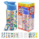 5-MINUTE CRAFTS KIDS BOY BOTTLE WITH STICKERS KIT, 16.9 oz/500 ml, 2333END - Like New