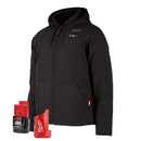Milwaukee Men's Large M12 12-Volt AXIS Heated Hooded Jacket Size: Men L - Black - Brand New