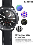 SAMSUNG GALAXY WATCH 3 45MM SMARTWATCH MYSTIC BLACK SM-R840NZKCXAR Like New