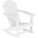 TRAPPER'S PEAK HDPE ADIRONDACK ROCKING CHAIR (WHITE) - Like New