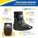 Brace Direct Short Air CAM Walker Boot for Ankle Sprains & Foot Injury - Brand New
