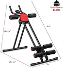 Nisorpa Ab Machine, Core Abs Workout LCD Display Height Adjustable B08D7B8K37 - Brand New