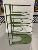 CUISINEL HEAVY DUTY PAN ORGANIZER, EXTRA LARGE 5 TIER RACK - GREEN - Like New